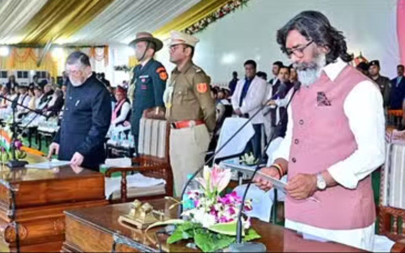 hemant soren sworn in as jharkhand chief minister