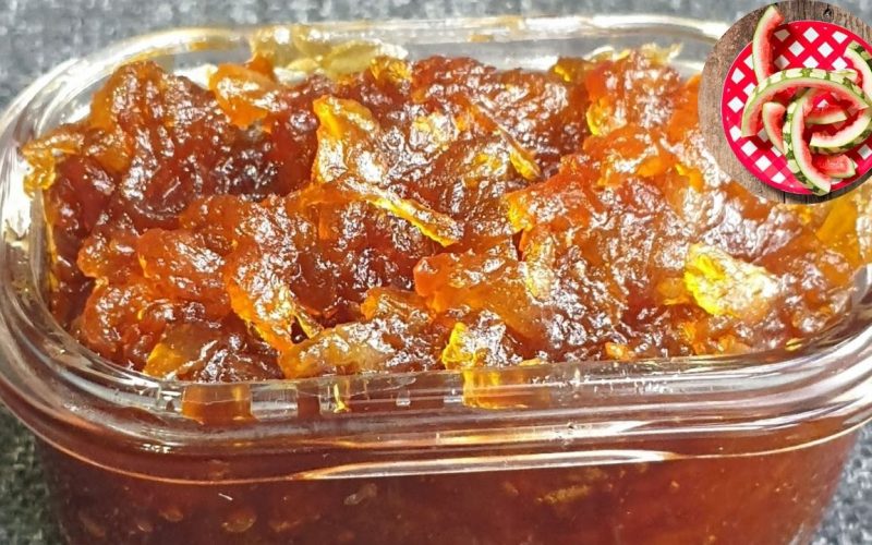how to make watermelon peel halwa