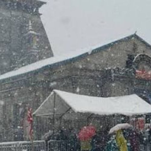Kedarnath Snowfall