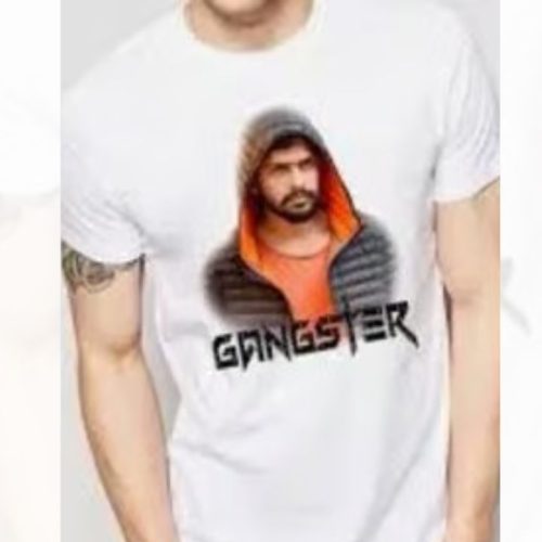 லாரன்ஸ் பிஷ்னோய் படங்கள் அடங்கிய டி-ஷர்ட்
