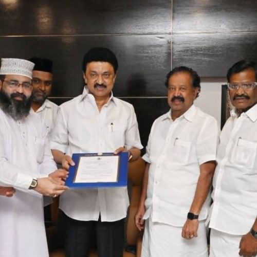 நாகூர் சந்தனக்கூடு திருவிழா: 45 கிலோ சந்தனக் கட்டை வழங்கிய மு.க. ஸ்டாலின்!