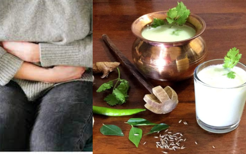 Buttermilk helps in relieving constipation